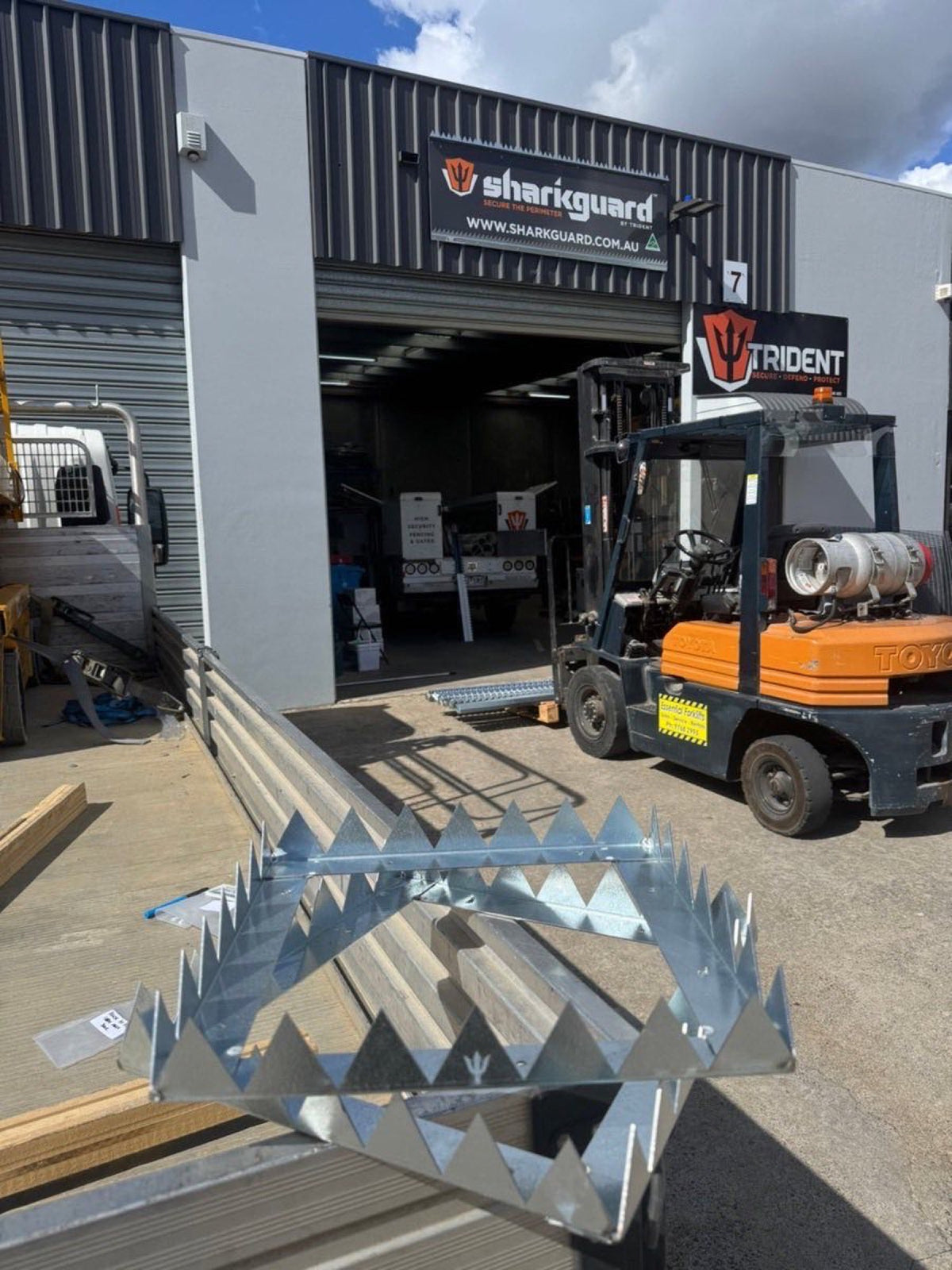 Bulk supply of laser cut anti climb fence spikes